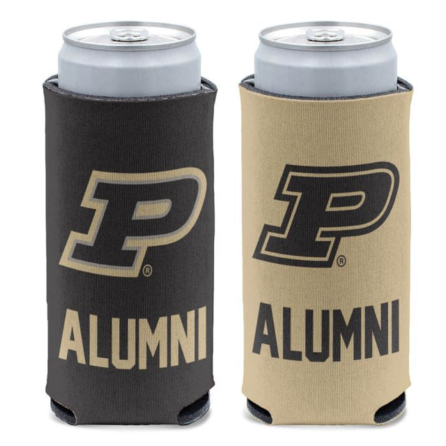 Enfriador de latas delgado de 12 oz de Purdue Boilermakers