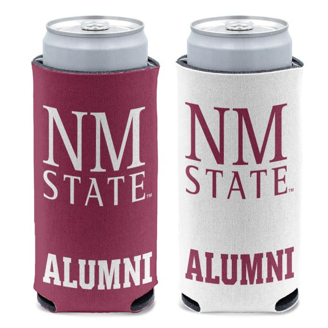 Enfriador de latas delgado de 12 oz de New Mexico State Aggies de New Mexico State Alumni