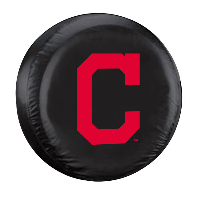 Funda para neumáticos de los Cleveland Indians, tamaño estándar, color negro, logotipo C