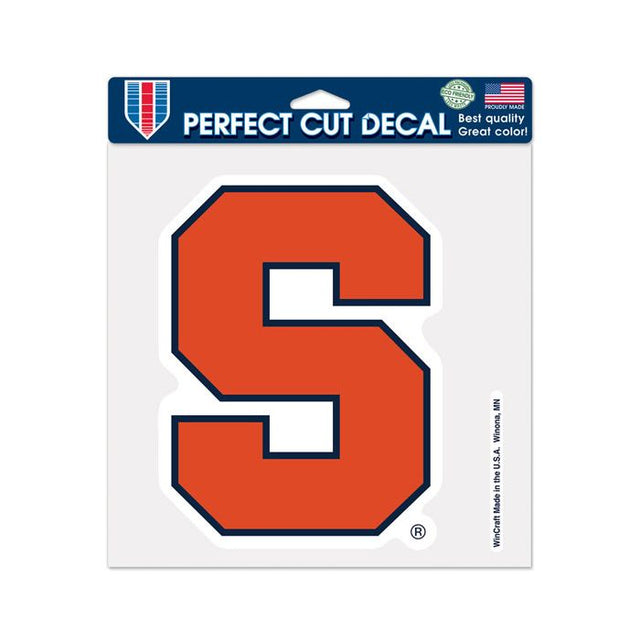 Syracuse Orange Perfect Cut Color Decal 8" x 8"