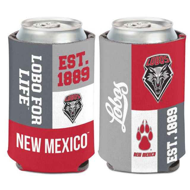 Enfriador de latas Lobos de Nuevo México, 12 oz.