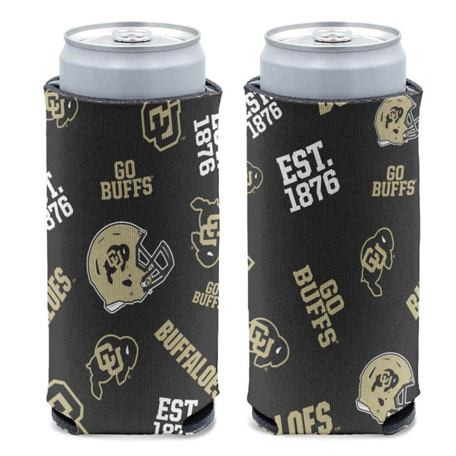 Colorado Buffaloes 12 oz Slim Can Cooler