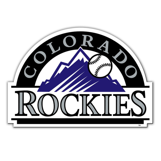 Imán de los Colorado Rockies, estilo automóvil, 12" CO