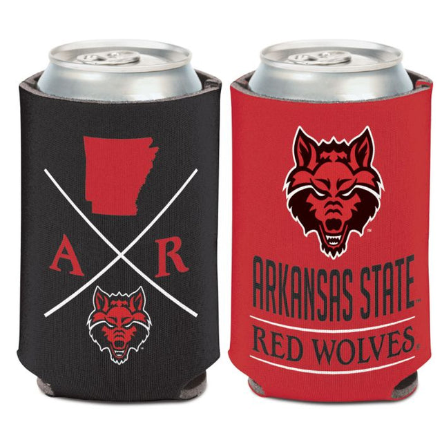 Enfriador de lata HIPSTER de Arkansas State Red Wolves, 12 oz.