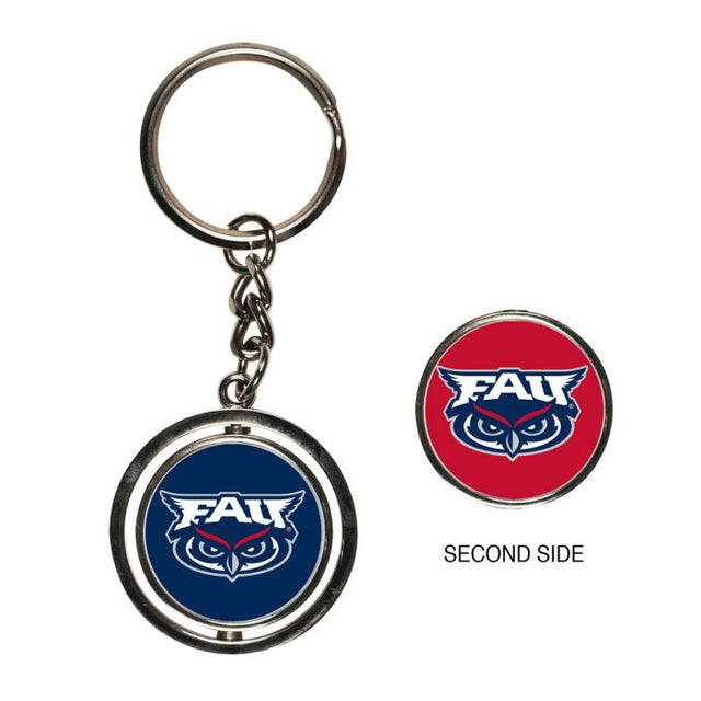 Florida Atlantic Owls Spinner Key Ring