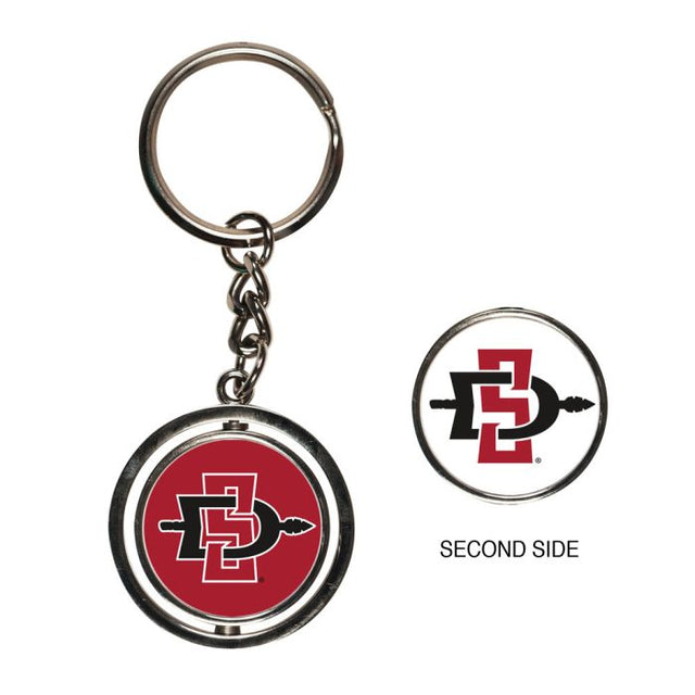 Llavero giratorio de los San Diego State Aztecs