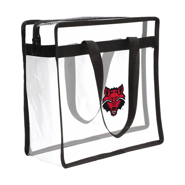 Bolsa de mano transparente de los Arkansas State Red Wolves