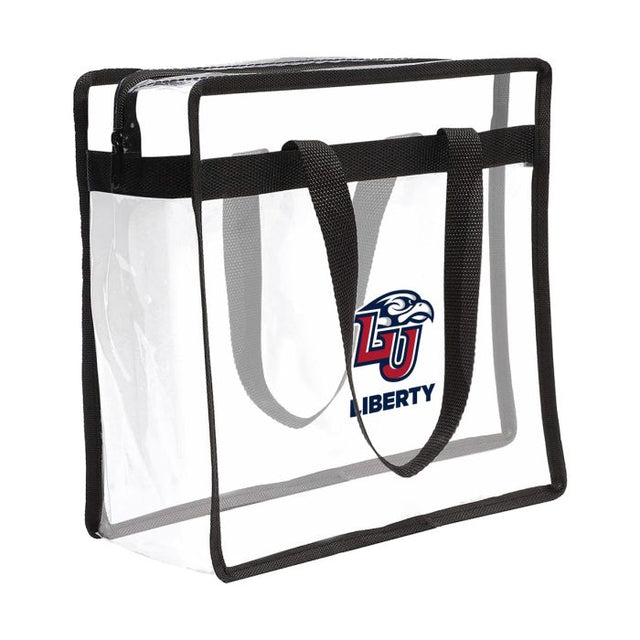 Liberty Flames Clear Tote Bag