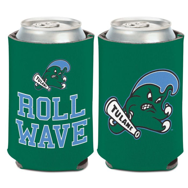 Tulane Green Wave SLOGAN Can Cooler 12 oz.