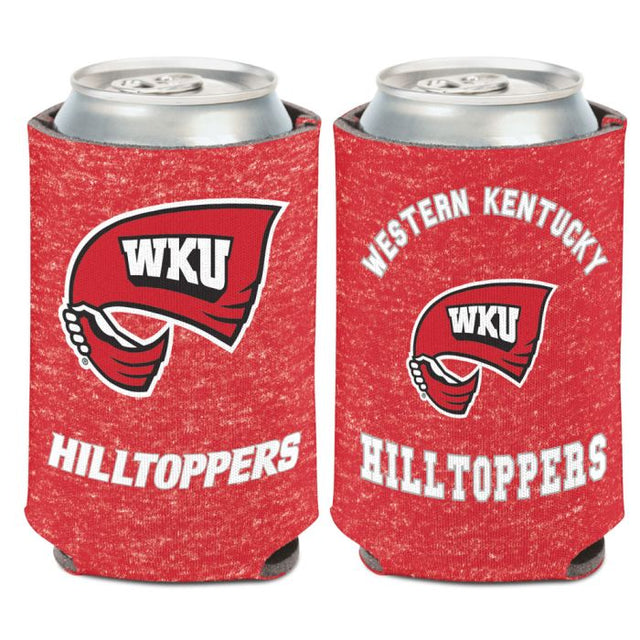 Enfriador de latas Western Kentucky Hilltoppers TEAM COLORED HEATHER de 12 oz.