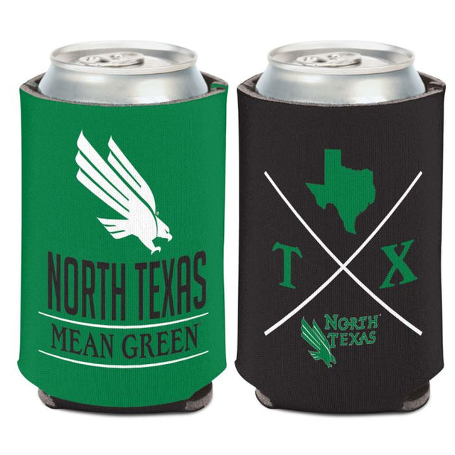 Enfriador de latas North Texas Mean Green HIPSTER de 12 oz.