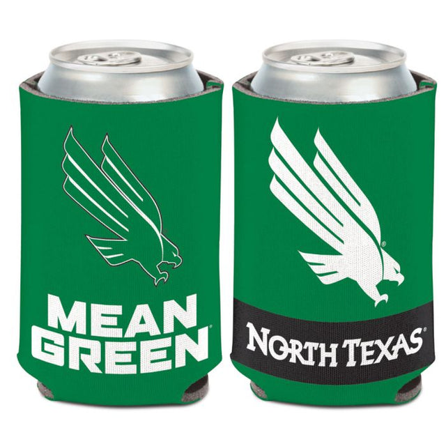 Enfriador de latas SLOGAN de North Texas Mean Green de 12 oz.