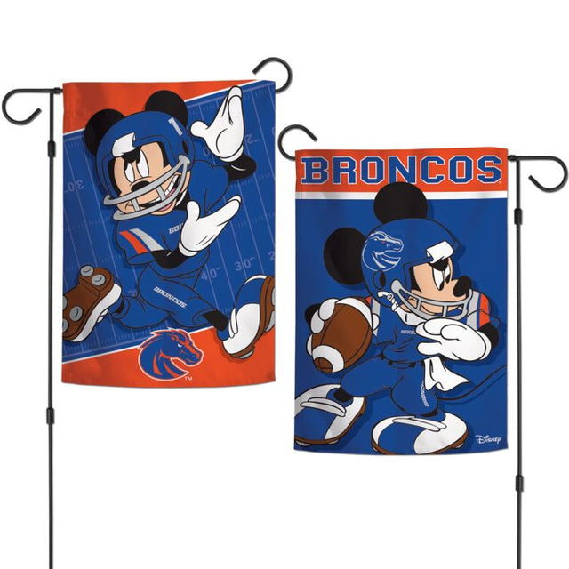 Banderas de jardín de los Boise State Broncos, de 2 lados, 12,5" x 18"