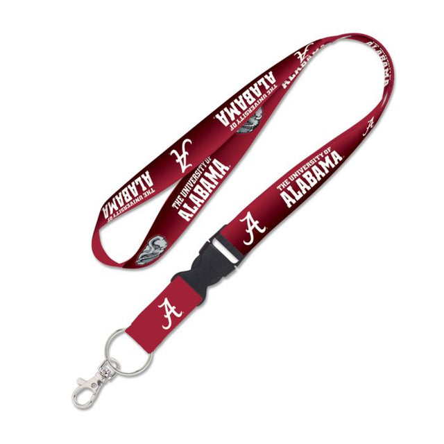 Alabama Crimson Tide Lanyard w/detachable buckle 1"