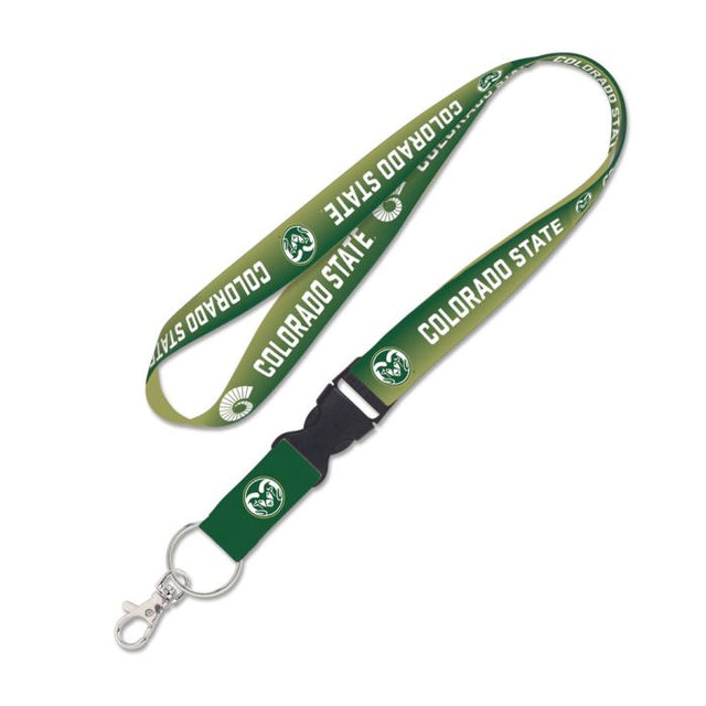 Colorado State Rams Lanyard w/detachable buckle 1"