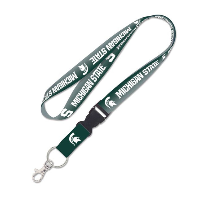 Michigan State Spartans Lanyard w/detachable buckle 1"