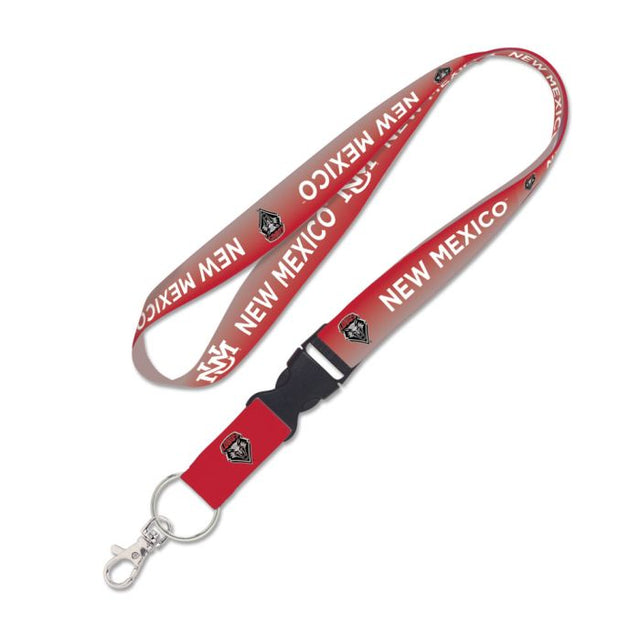 New Mexico Lobos GRADIENT Lanyard w/detachable buckle 1"