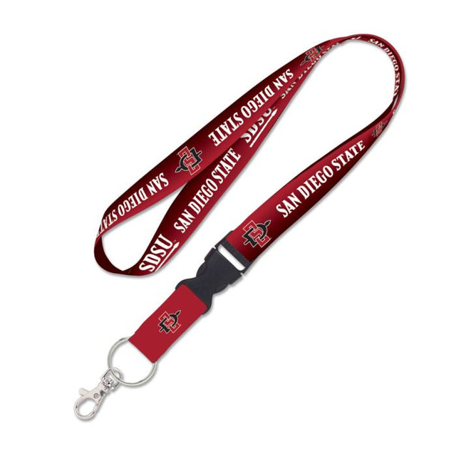 San Diego State Aztecs GRADIENT Lanyard w/detachable buckle 1"