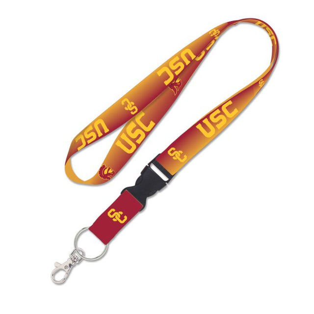 USC Trojans GRADIENT 挂绳，带可拆卸扣，1 英寸