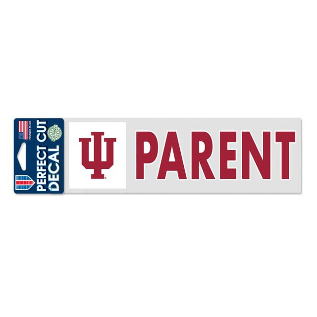 Indiana Hoosiers Indiana Parent Perfect Cut Decals 3" x 10"