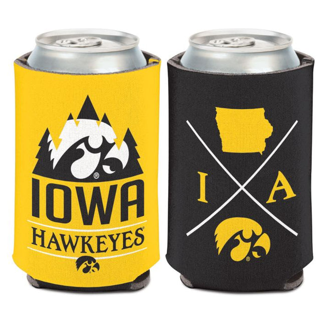 Enfriador de latas HIPSTER de Iowa Hawkeyes de 12 oz.