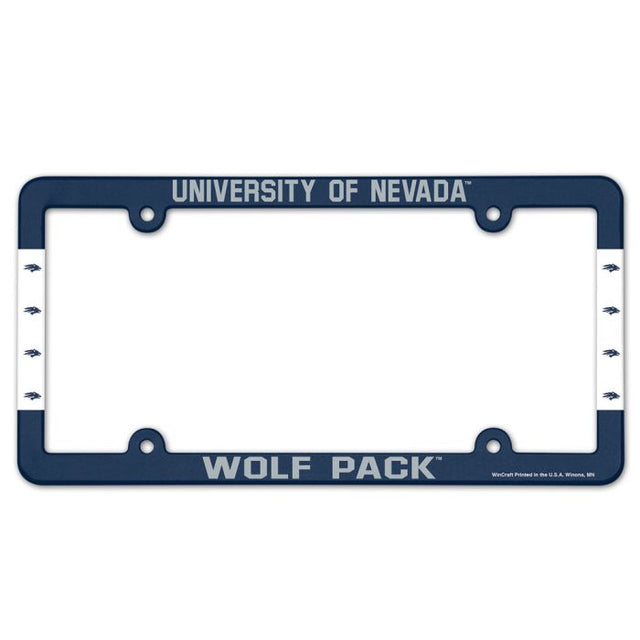 Nevada Wolf Pack Lic Plate Frame Full Color