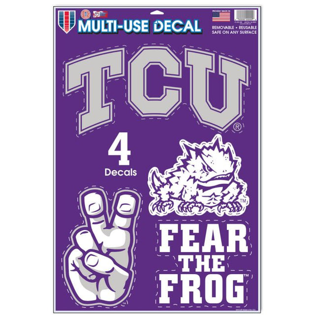 TCU Horned Frogs Multi-Use Decal 11" x 17"