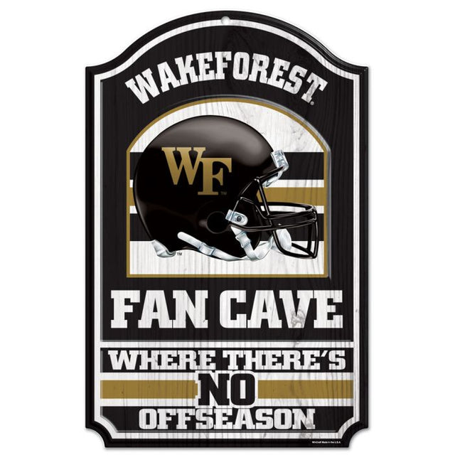 Wake Forest Demon Deacons Wood Sign 11" x 17" 1/4" thick