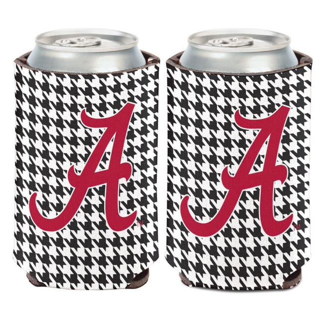 Enfriador de latas Alabama Crimson Tide/Houndstooth de 12 oz.