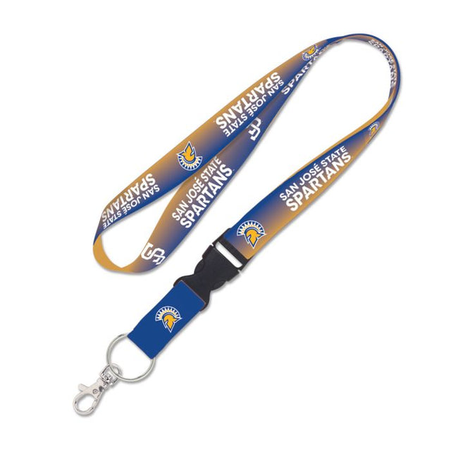 San Jose State Spartans GRADIENT Lanyard w/detachable buckle 1"