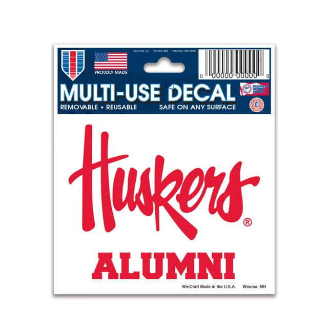 Nebraska Cornhuskers Multi-Use Decal 3" x 4"