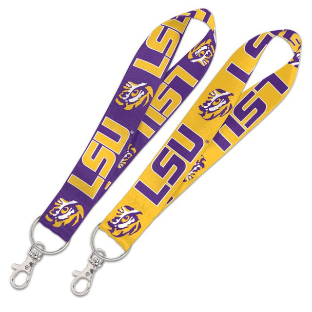 LSU Tigers Eye Logo Lanyard Key Strap 1"