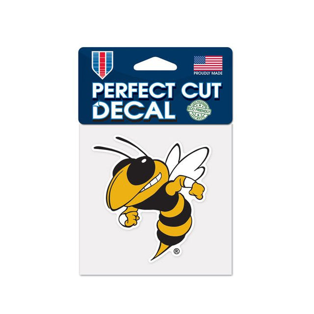 Georgia Tech Yellow Jackets Perfect Cut Color Decal 4" x 4"