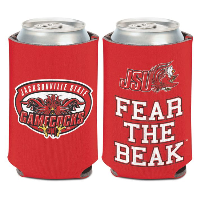 Enfriador de lata con LEMA de Jacksonville State Gamecocks, 12 oz.