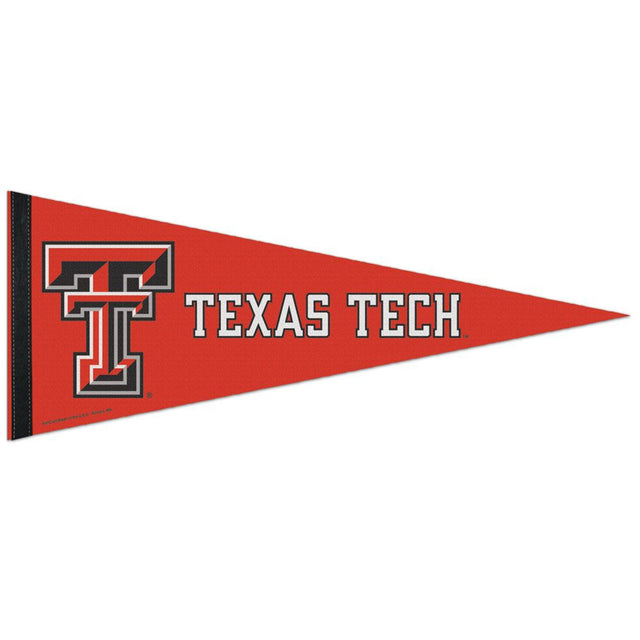 Banderín de los Texas Tech Red Raiders de estilo premium de 12 x 30 pulgadas