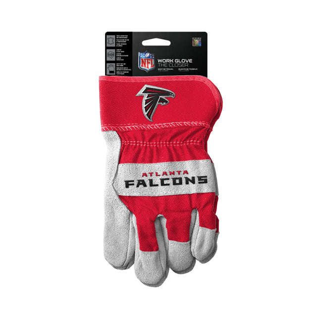 Guantes de los Atlanta Falcons Estilo de trabajo The Closer Design