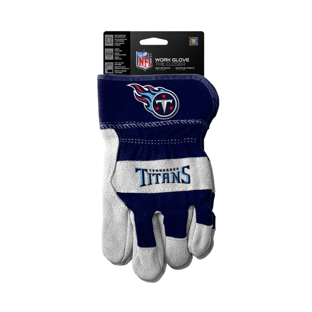 Guantes de los Tennessee Titans Estilo de trabajo The Closer Design