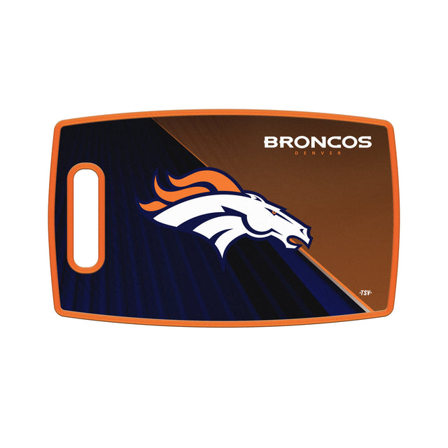 Tabla de cortar grande de los Denver Broncos