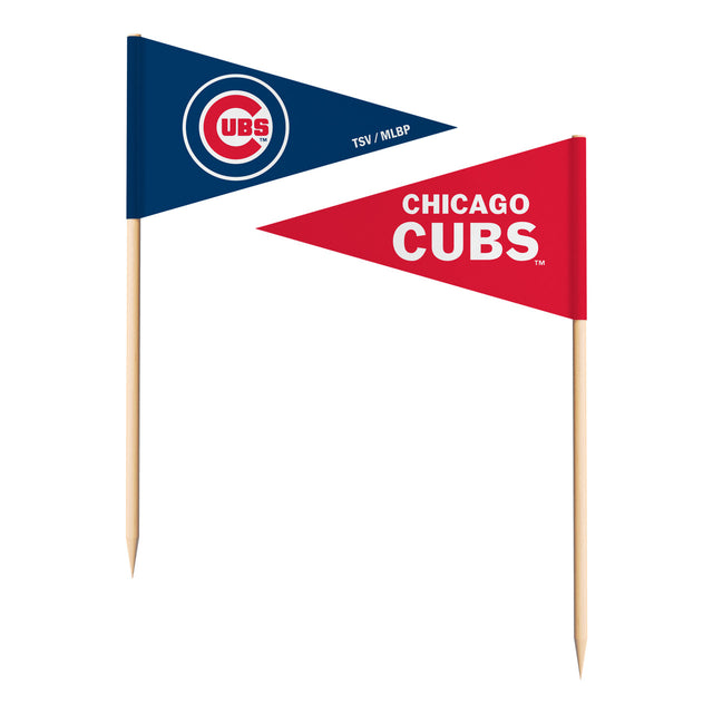 Banderas con forma de palillo de los Chicago Cubs