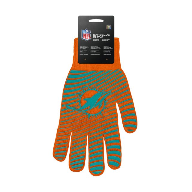 Guante estilo barbacoa de los Miami Dolphins