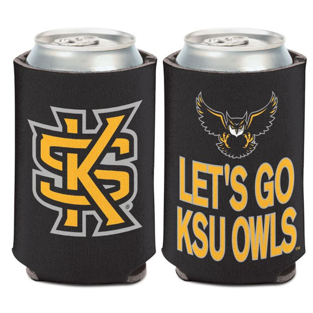 Enfriador de lata SLOGAN de Kennesaw State Owls de 12 oz.