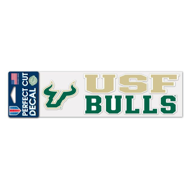 South Florida Bulls STACKED Perfect Cut Decals 3" x 10"