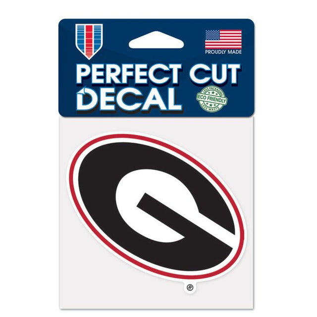 Georgia Bulldogs Perfect Cut Color Decal 4" x 4"