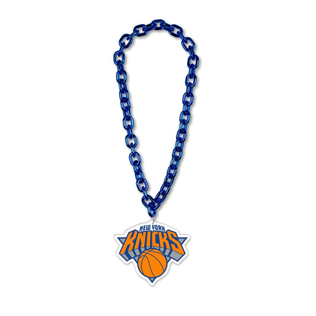 Collar con cadena de gran fan de los New York Knicks