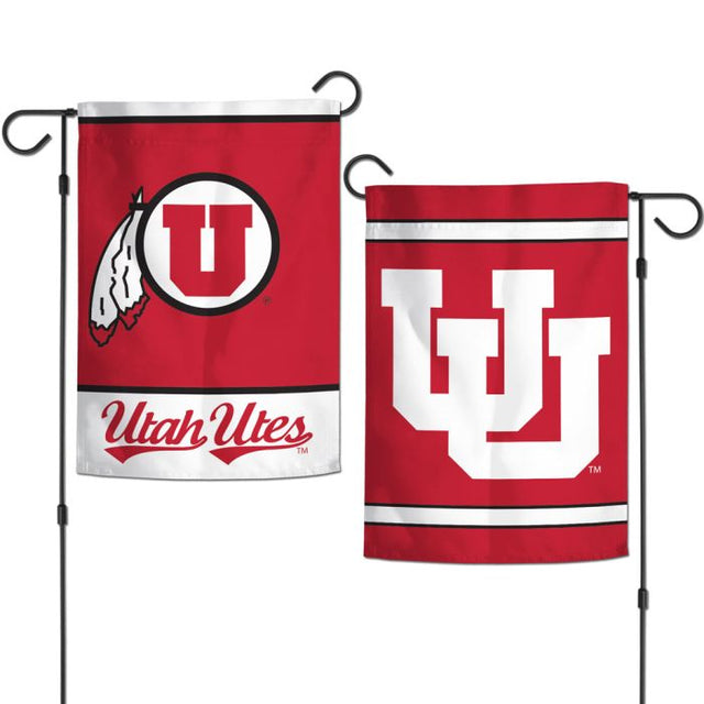 Utah Utes Garden Flags 2 sided 12.5" x 18"