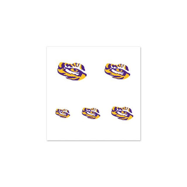 LSU Tigers Eye Logo Fingernail Tattoos