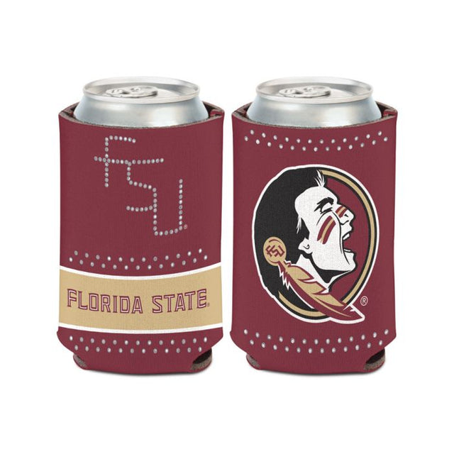 Enfriador de lata Bling de los Florida State Seminoles de 12 oz.