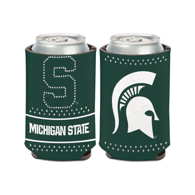 Michigan State Spartans Bling Can Cooler 12 oz.