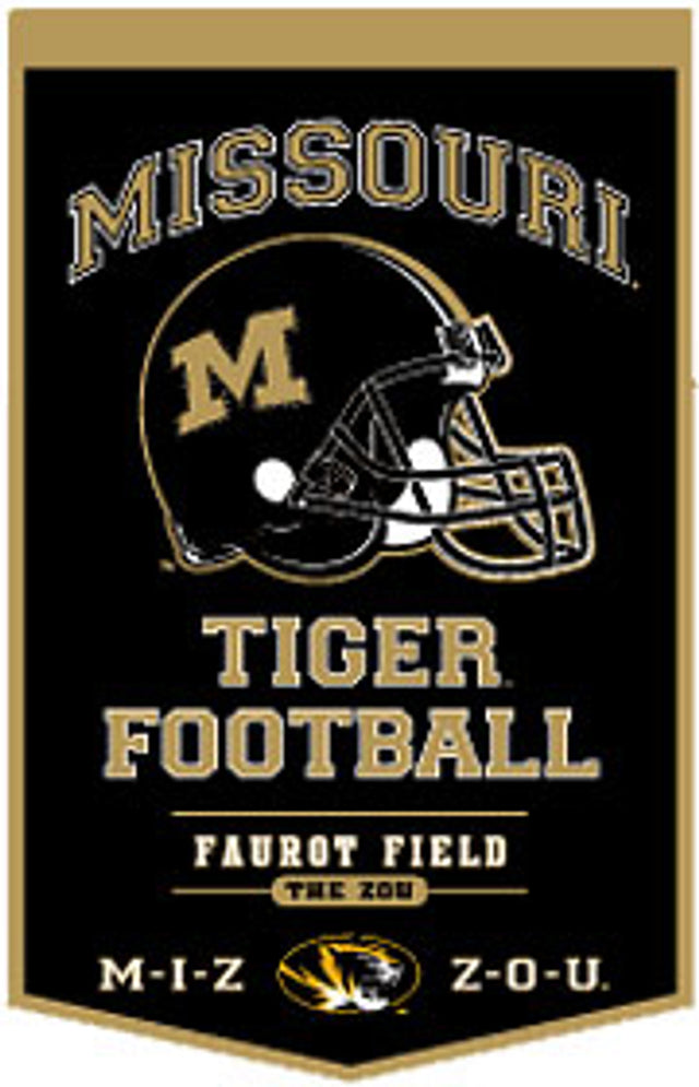 Bandera de los Tigres de Missouri de 18 x 27 pulgadas, de lana PowerHouse