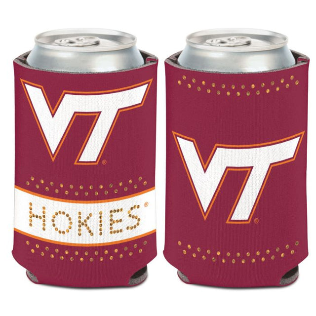 Enfriador de lata Bling de Virginia Tech Hokies de 12 oz.